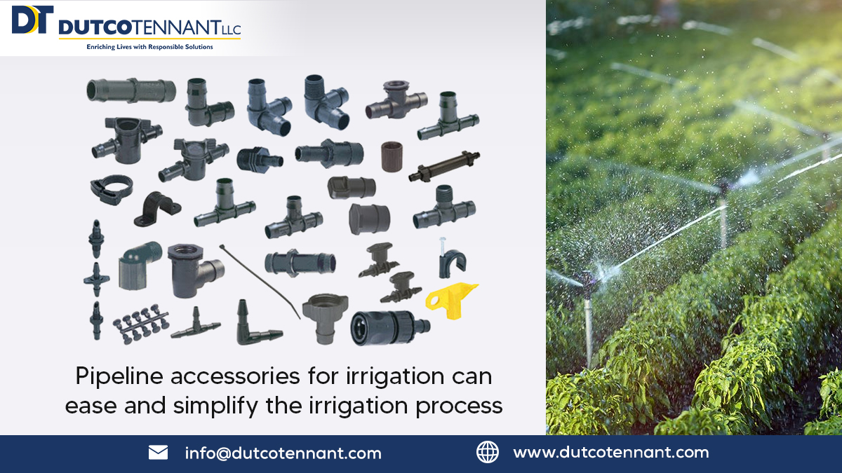 Pipeline accessories for irrigation