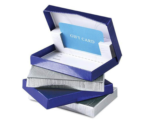 Custom Gift card Boxes