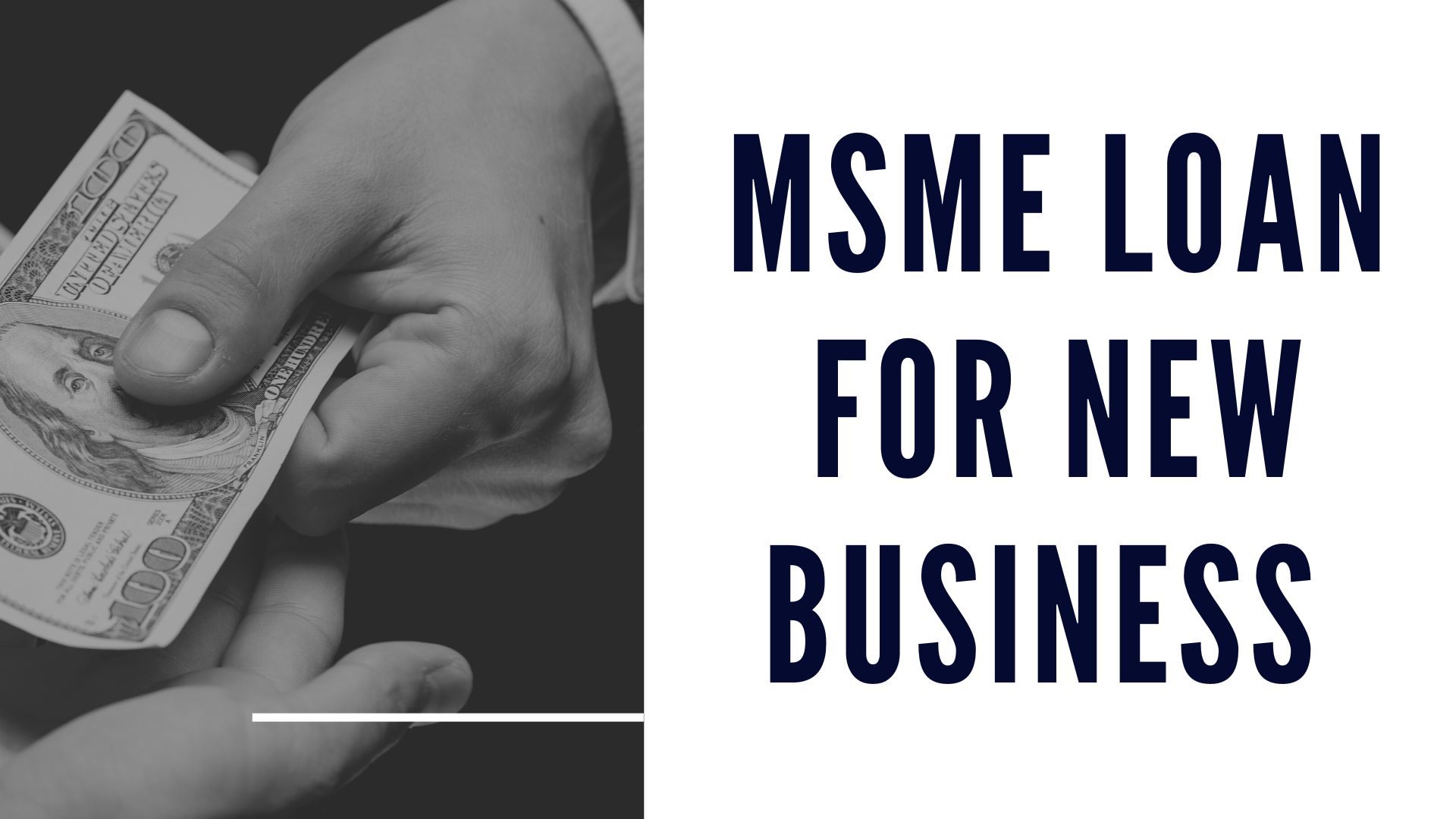 MSME Loan for new business